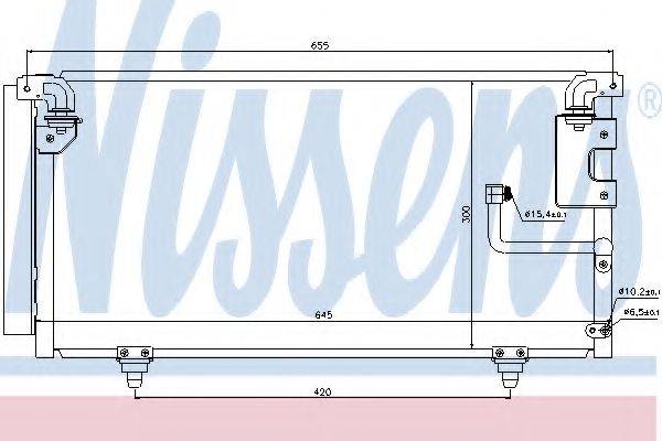 NISSENS 940091 Конденсатор, кондиціонер