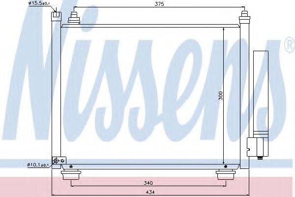 NISSENS 940092 Конденсатор, кондиціонер