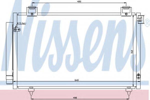 NISSENS 940199 Конденсатор, кондиціонер