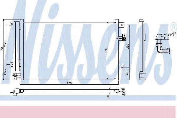 NISSENS 940292 Конденсатор, кондиціонер