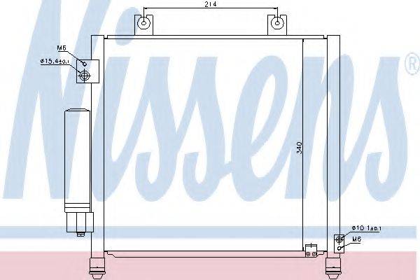 NISSENS 940302 Конденсатор, кондиціонер