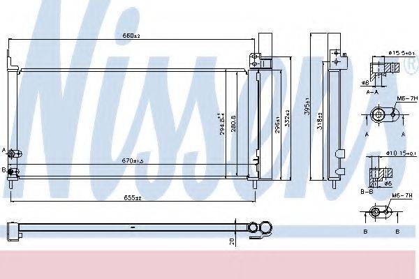 NISSENS 940361 Конденсатор, кондиціонер