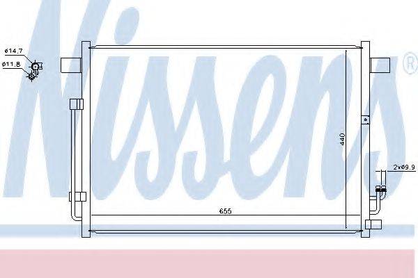 NISSENS 940403 Конденсатор, кондиціонер