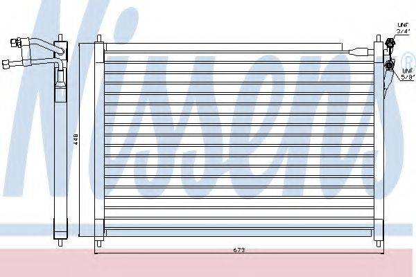 NISSENS 94078 Конденсатор, кондиціонер