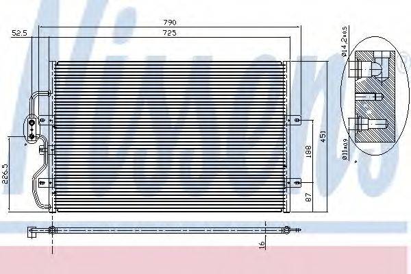 NISSENS 94210 Конденсатор, кондиціонер