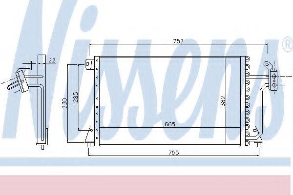 NISSENS 94699 Конденсатор, кондиціонер