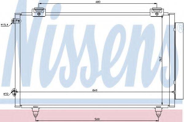 NISSENS 94921 Конденсатор, кондиціонер