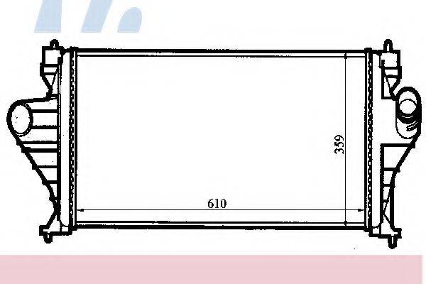 NISSENS 96851 Інтеркулер