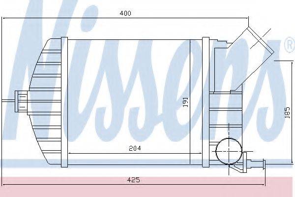 NISSENS 96704 Інтеркулер