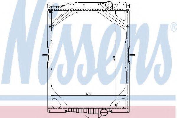 NISSENS 65463A Радіатор, охолодження двигуна