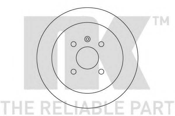 NK 205007 гальмівний диск