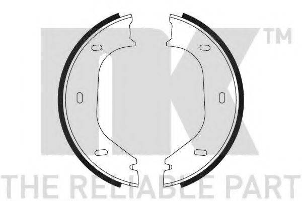 NK 2715290 Комплект гальмівних колодок, стоянкова гальмівна система