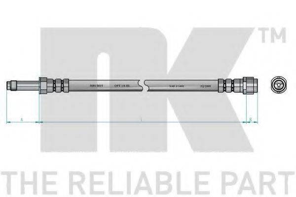 NK 8547131 Гальмівний шланг