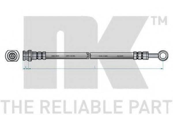 NK 853407 Гальмівний шланг