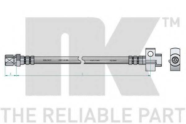 NK 853644 Гальмівний шланг