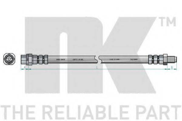 NK 851521 Гальмівний шланг