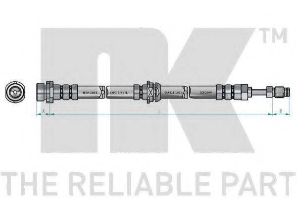 NK 8525134 Гальмівний шланг