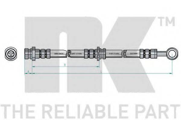 NK 853459 Гальмівний шланг