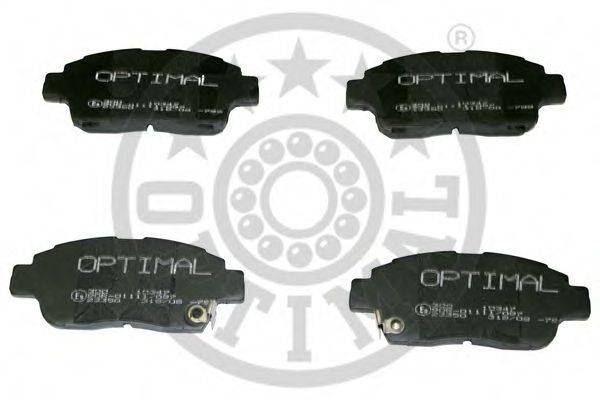 OPTIMAL 10347 Комплект гальмівних колодок, дискове гальмо