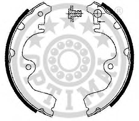 OPTIMAL BB3341 Комплект гальмівних колодок