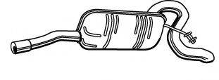 WALKER 21929 Глушник вихлопних газів кінцевий