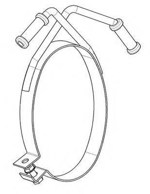 WALKER 80605 Кронштейн, система випуску ОГ