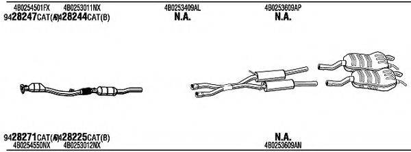 WALKER ADH08941B Система випуску ОГ