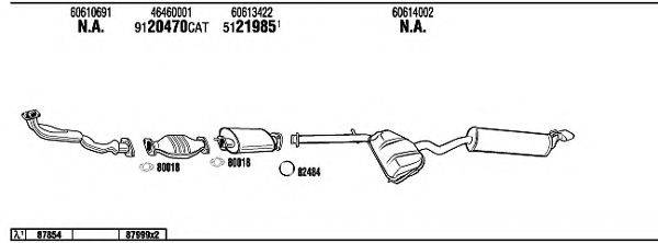 WALKER AR15529 Система випуску ОГ