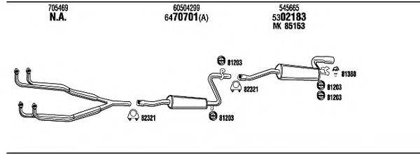 WALKER AR30012 Система випуску ОГ