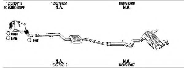 WALKER BWH18969BA Система випуску ОГ