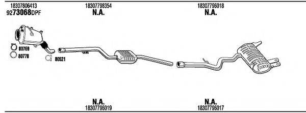 WALKER BWH18969BB Система випуску ОГ