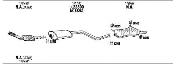 WALKER CI16066 Система випуску ОГ