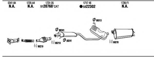 WALKER CI78037 Система випуску ОГ