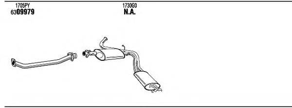 WALKER CIH16665BB Система випуску ОГ