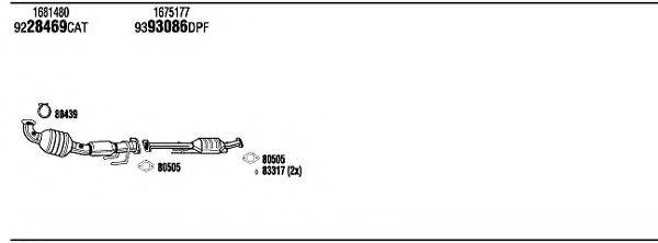 WALKER FOK24457BA Система випуску ОГ