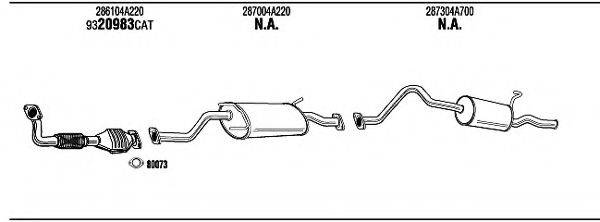 WALKER HY35004 Система випуску ОГ