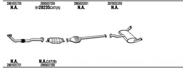 WALKER HYH19623A Система випуску ОГ