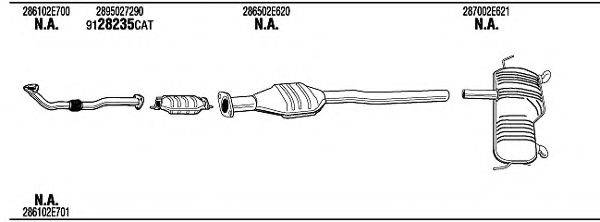 WALKER HYH28577A Система випуску ОГ