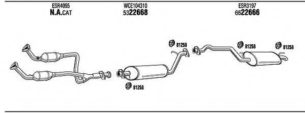 WALKER LR60120 Система випуску ОГ