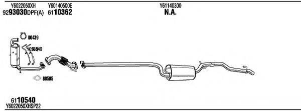 WALKER MAH31077A Система випуску ОГ