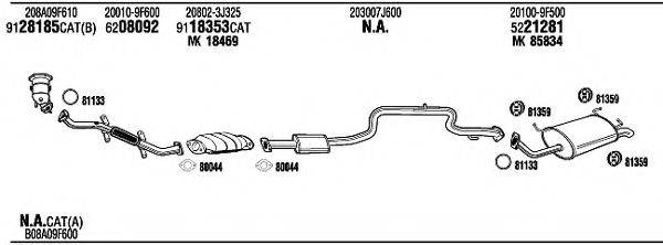 WALKER NIH13671A Система випуску ОГ