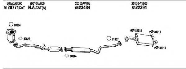 WALKER NIH16272BB Система випуску ОГ