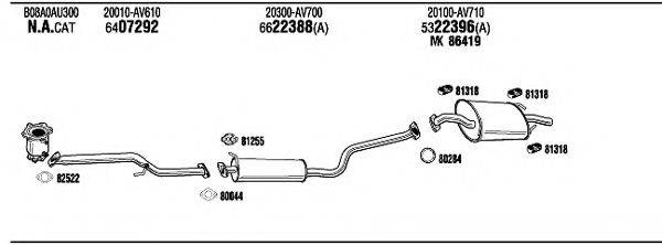 WALKER NIH16275A Система випуску ОГ