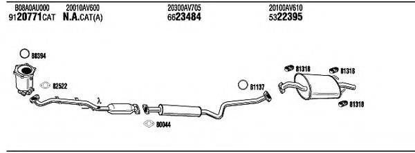 WALKER NIH16275BB Система випуску ОГ