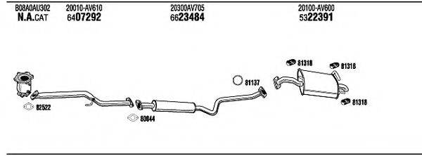 WALKER NIH16922A Система випуску ОГ