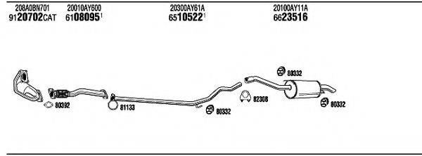 WALKER NIH17327B Система випуску ОГ