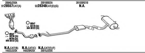 WALKER NIK11140B Система випуску ОГ