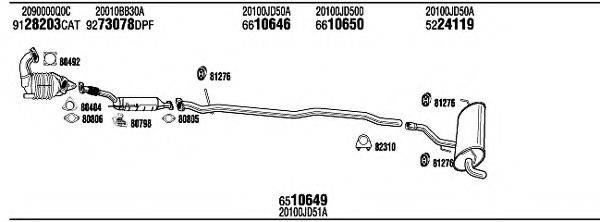 WALKER NIK31058BB Система випуску ОГ