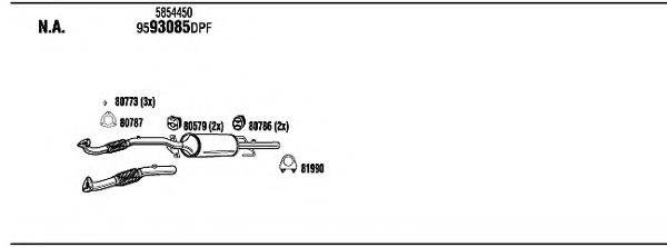 WALKER OPH09251A Система випуску ОГ