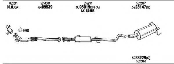 WALKER OPH19287CA Система випуску ОГ